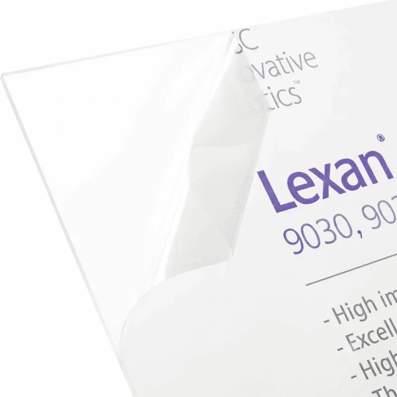 Clear Lexan Polycarbonate sheet transparent plastic material for industrial applications