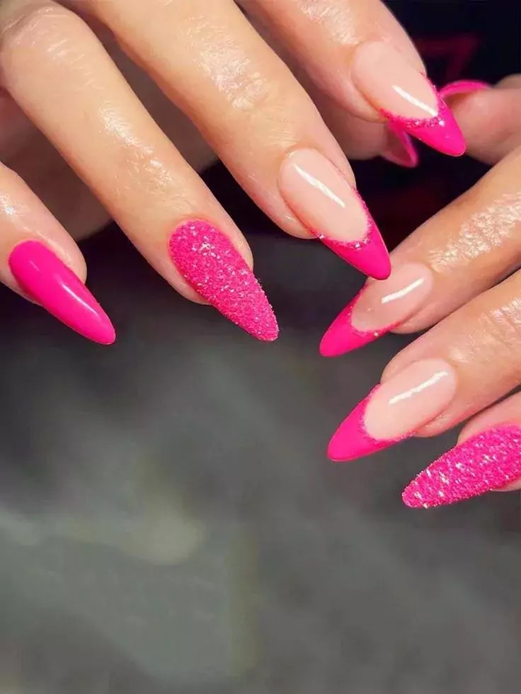 Classy pink almond nails: top elegant styles & designs for 2024