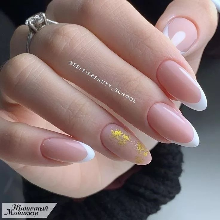 Classy almond nails