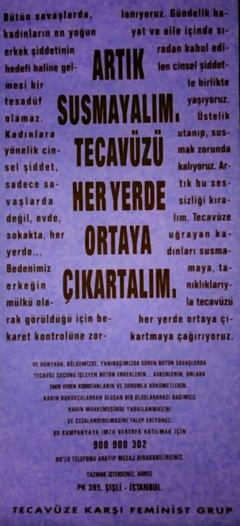 susmayalım