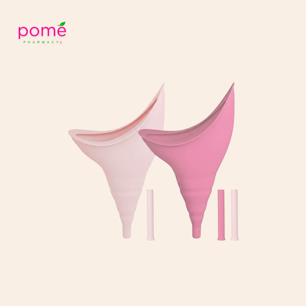 Portable bedside urinal for convenient use during recovery, helping reduce unnecessary movement.