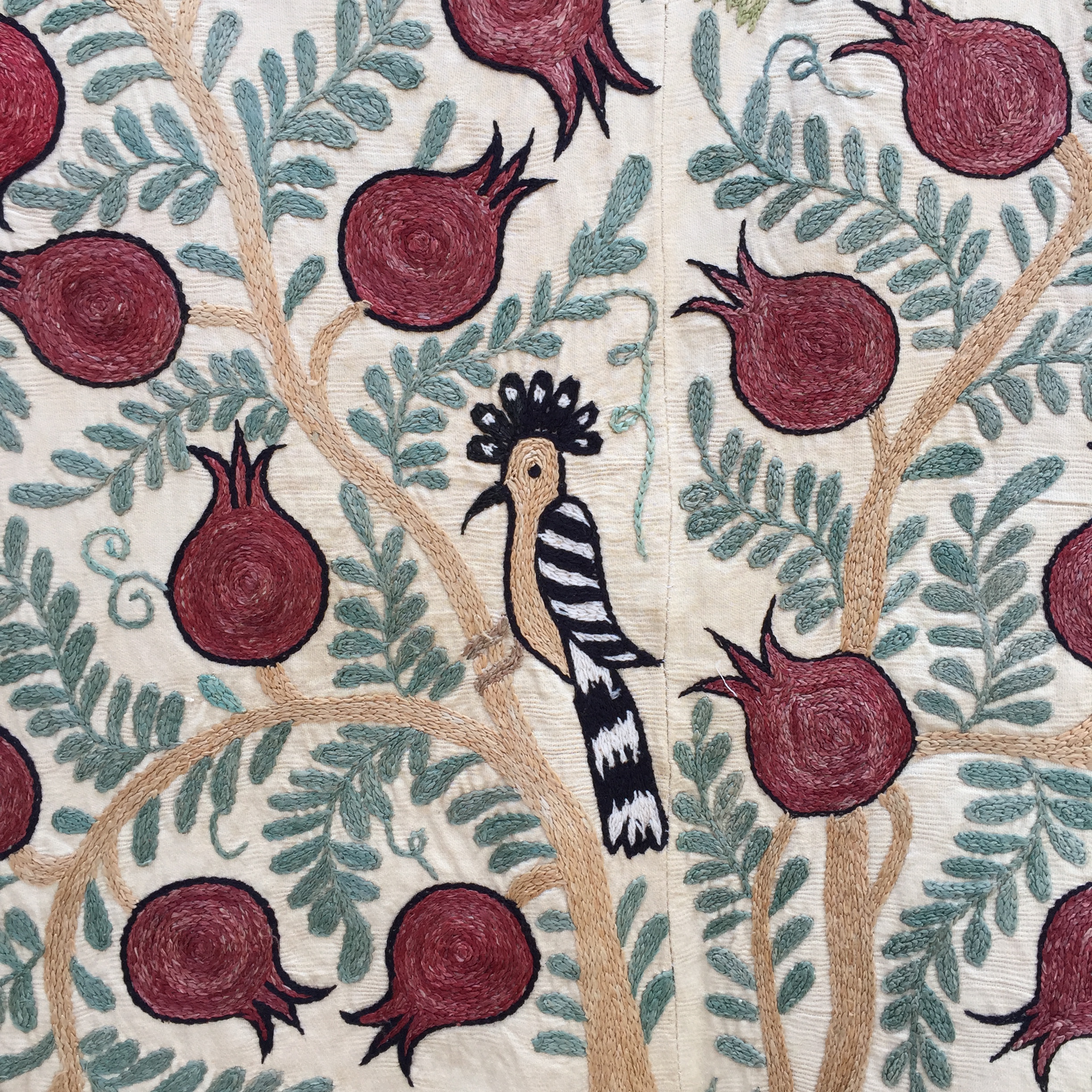 I know what I said about pomegranates but at least these have a hoopoe and camels to distract.