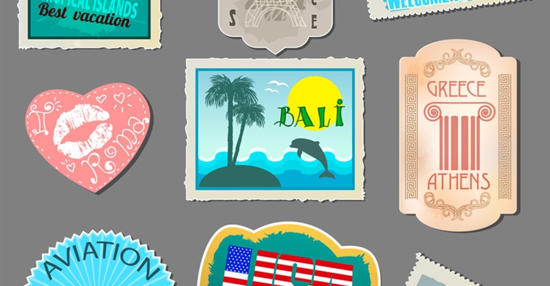 One of ways he collected stickers was by getting free stickers in the mail from various artists and companies. 114 Companies Organizations That Will Mail Free Stickers To You