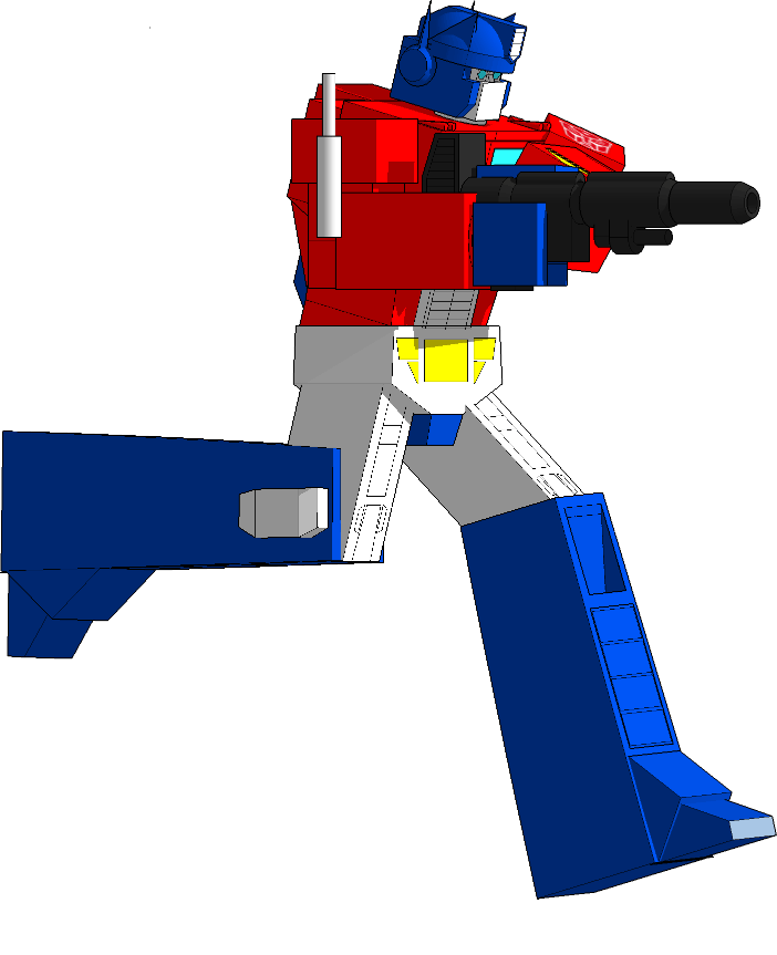 Optimus Prime Transformers Retro Pixel Art