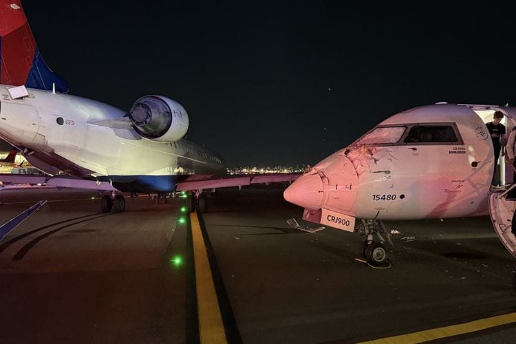 Tabrakan Dua Pesawat Regional Delta Airlines di Bandara LaGuardia, Satu Awak Kabin Terluka