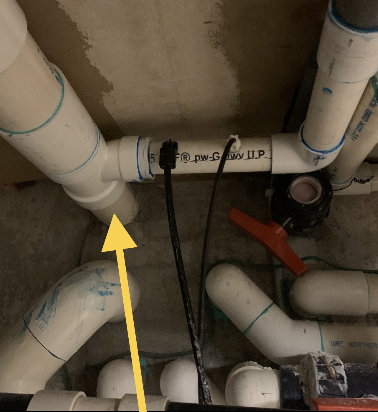 improper piping and connection of chemical feeder to pool plumbing