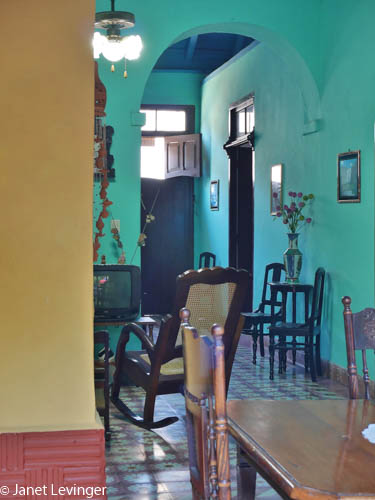 Room in one of the casas