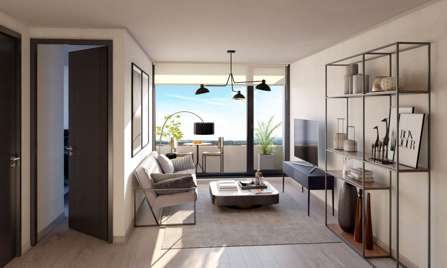 Living- Proyecto edificio Rozas 677, Concepción.