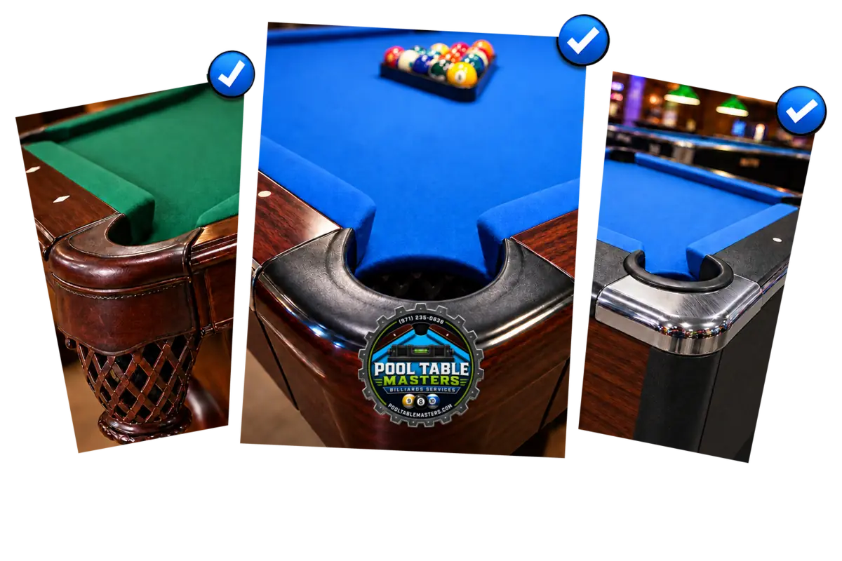 Completed Pool Table Masters pool table projects