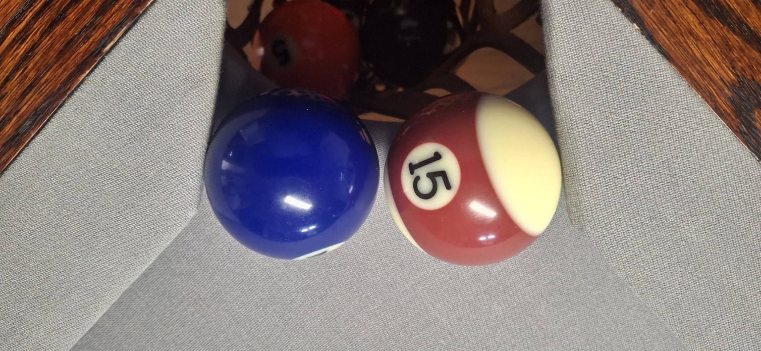 Tightened 4.5 inch corner pocket on Golden West pool table in Troutdale Oregon