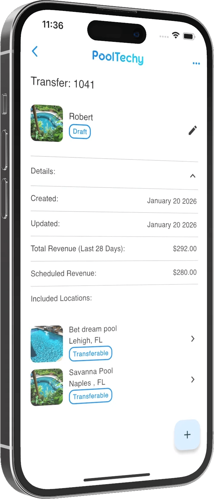 Pool Route Transfer Verification