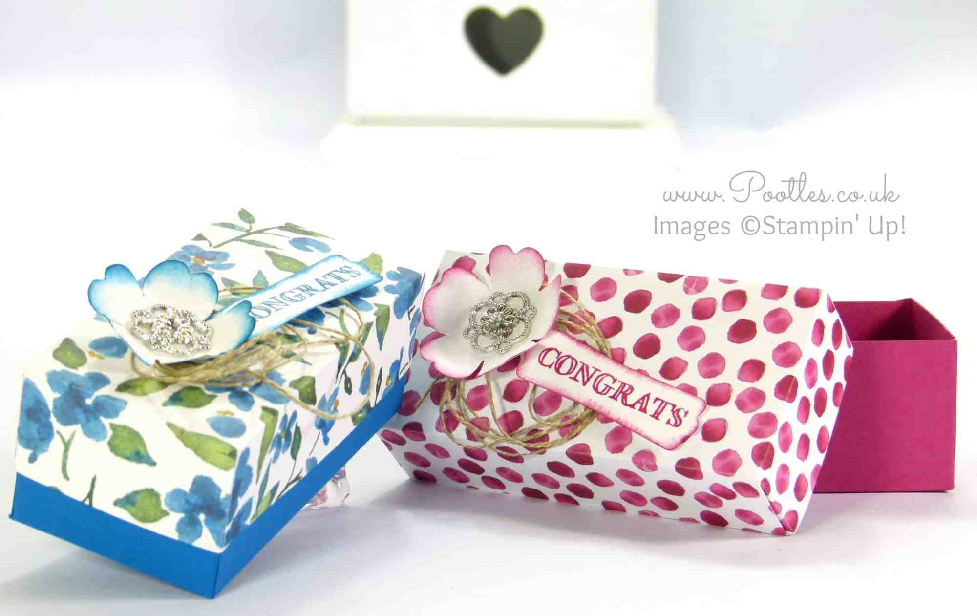 SpringWatch 2015 Rectangular Floral Lidded Box Tutorial Stampin Up 