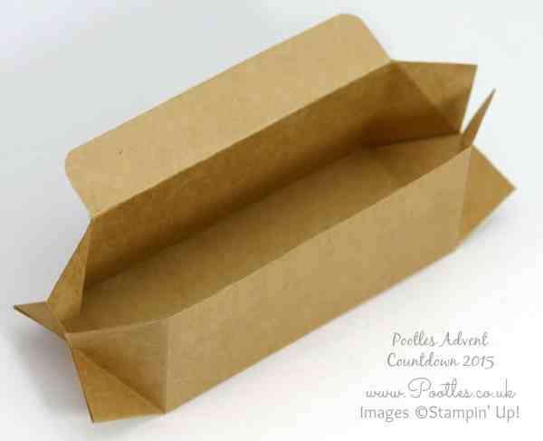 Pootles Advent Countdown #20 Triangular Table Box Tutorial Open