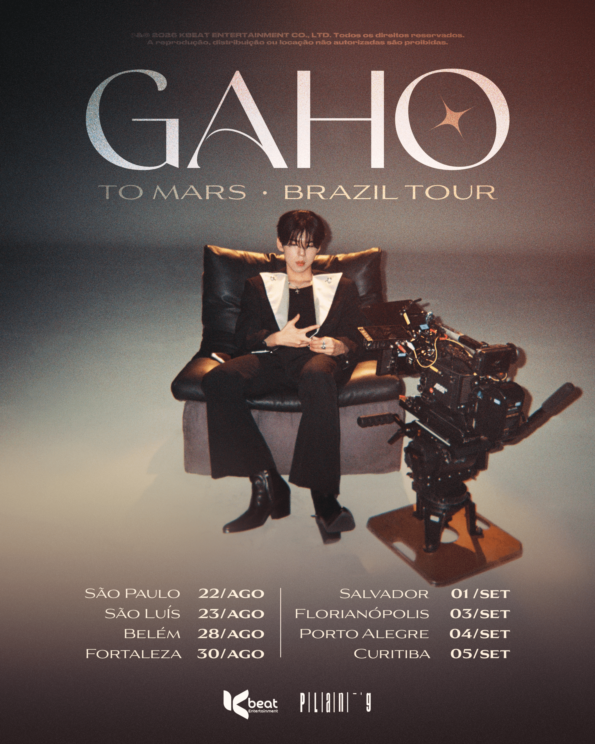 GAHO anuncia primeira turnê no Brasil com shows em oito cidades