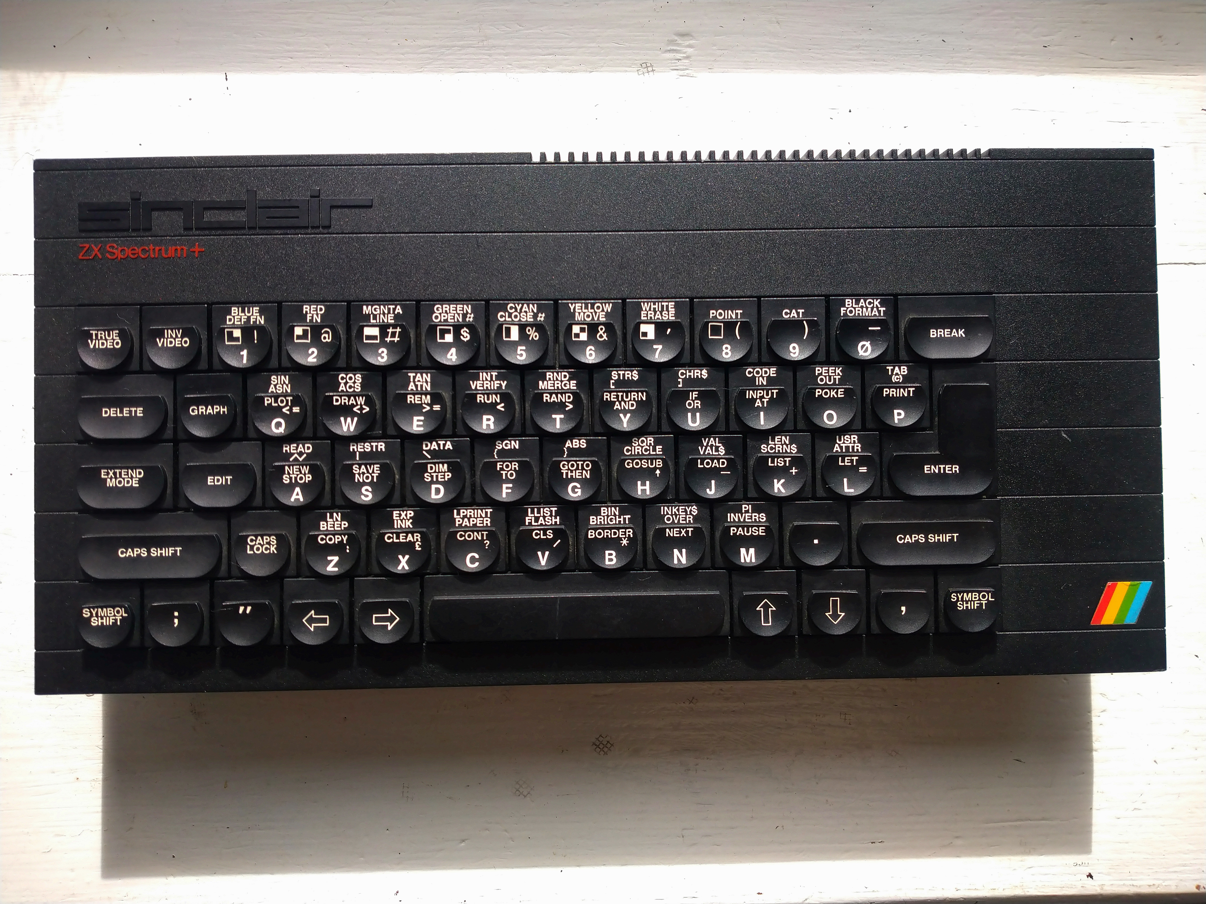 Individual keys for Sinclair ZX Spectrum+ or 128k Toastrack