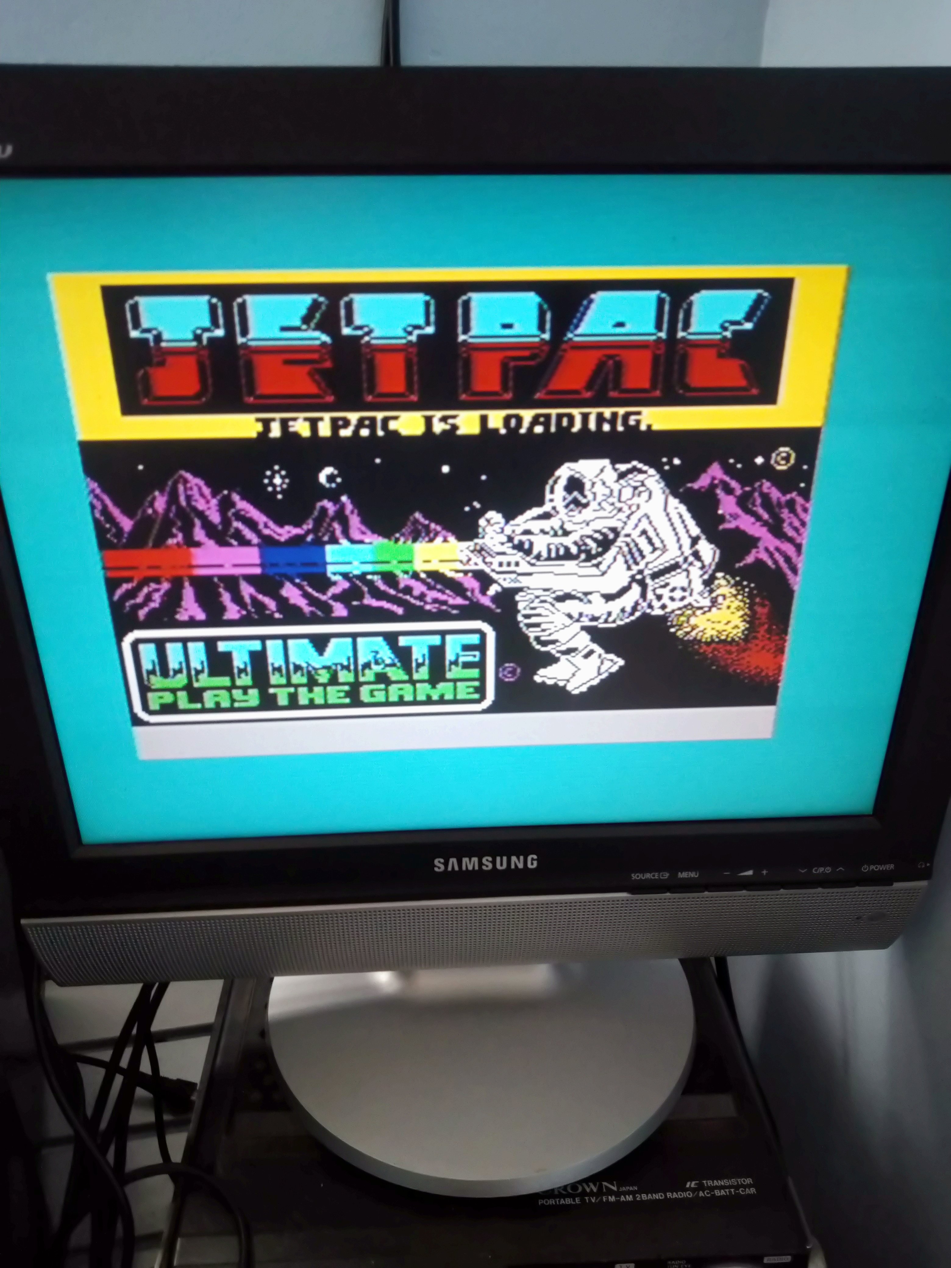 Jetpac for Sinclair ZX Spectrum 16k/48k by Ultimate 1983 TESTED