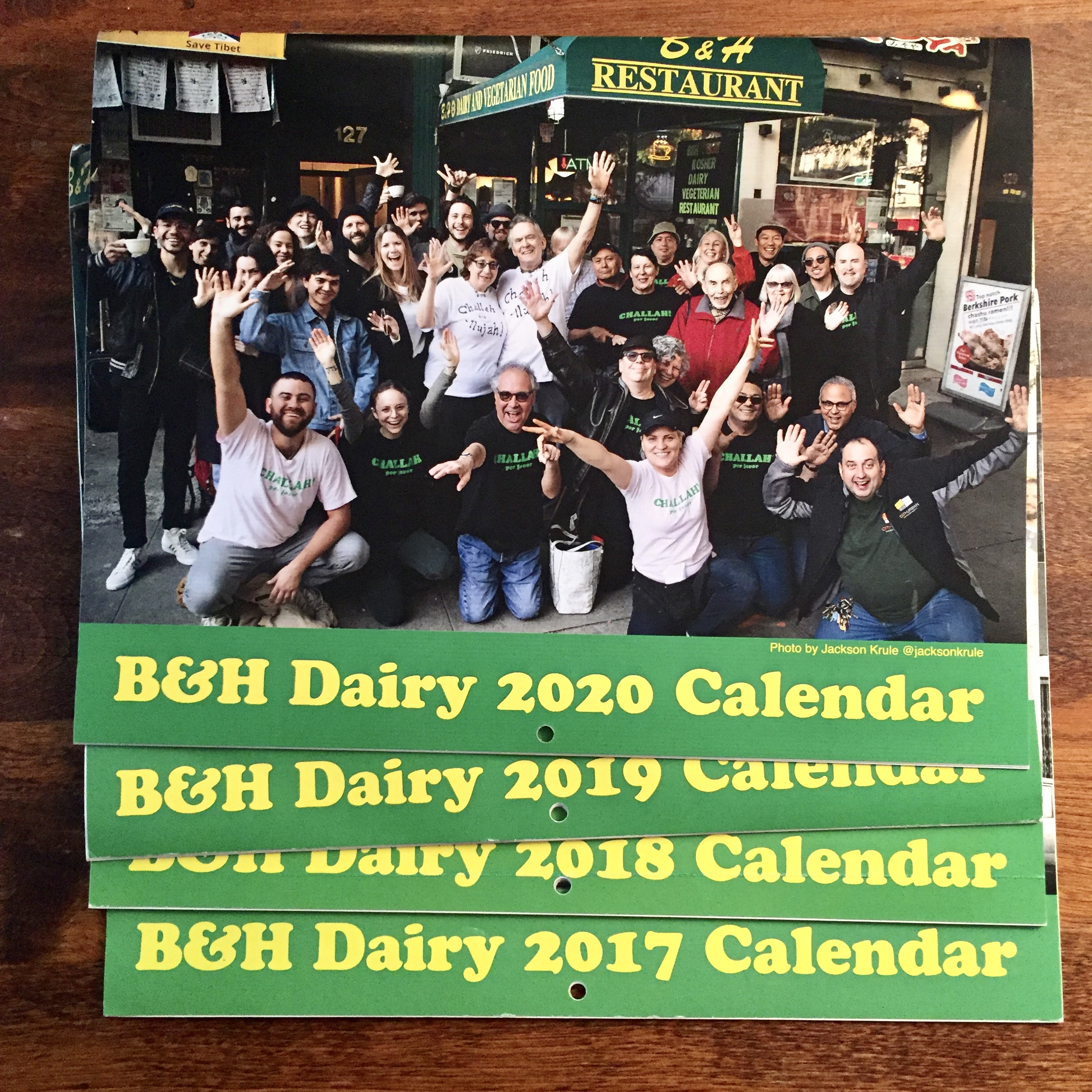 B&H calendars (front)