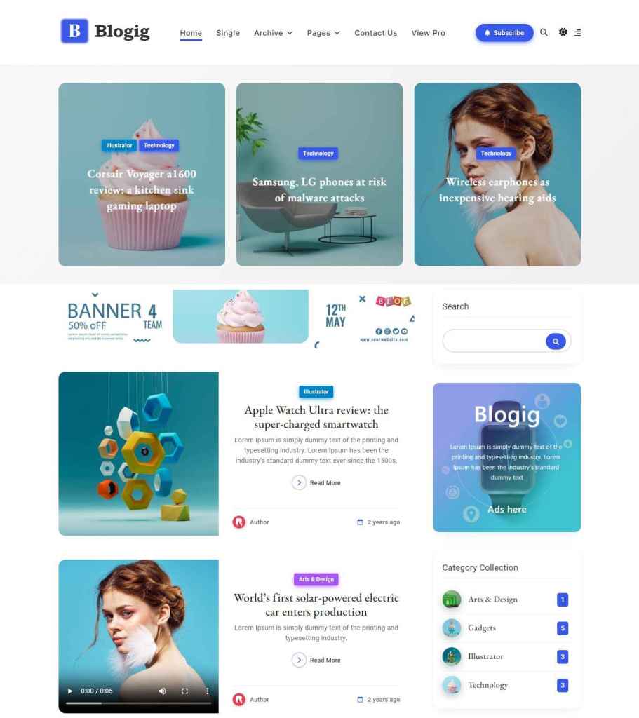 blogig-wordpress-blogger-theme