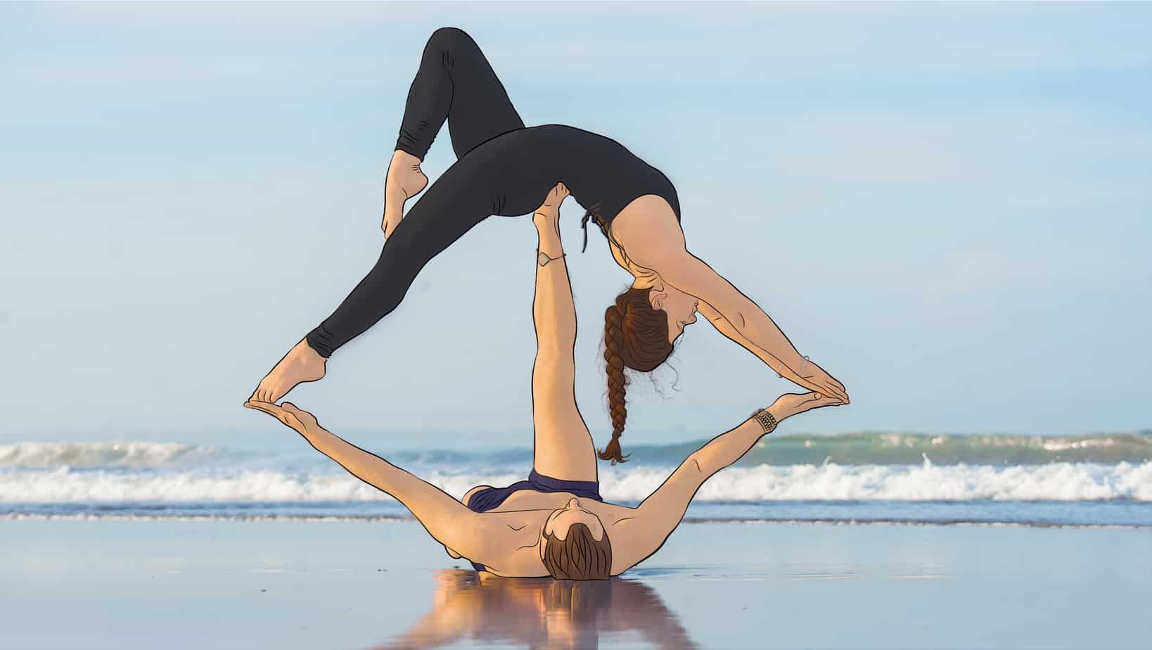 6 yoga poses for couples