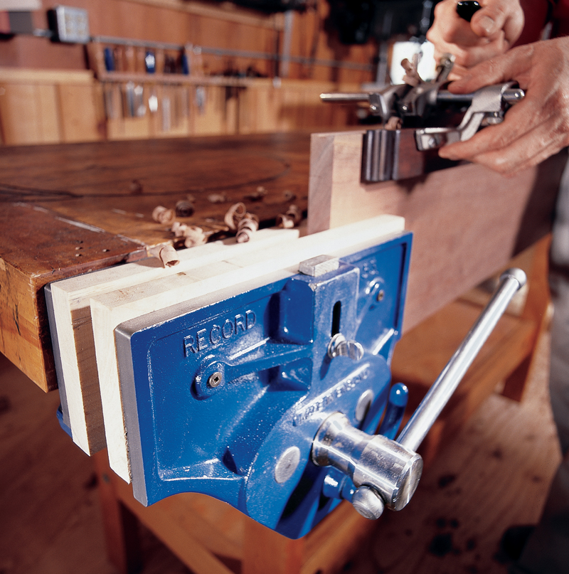 This clamping station is a great multitasker. All About Vises | Popular Woodworking Magazine