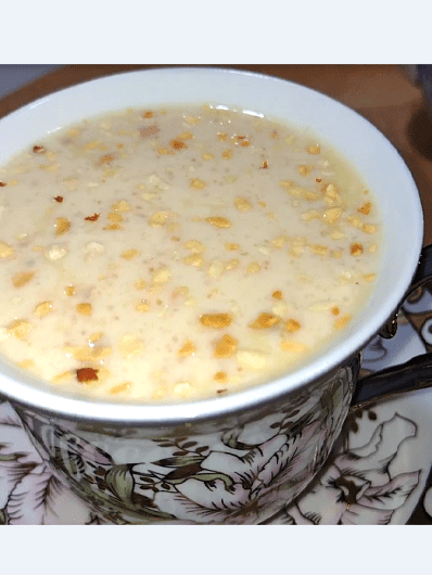 COMO FAZER CHÁ DE AMENDOIM CREMOSO PARA O INVERNO