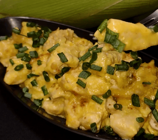 FILÉ DE FRANGO AO CREME DE MILHO VERDE