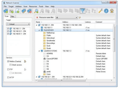 LizardSystems Network Scanner