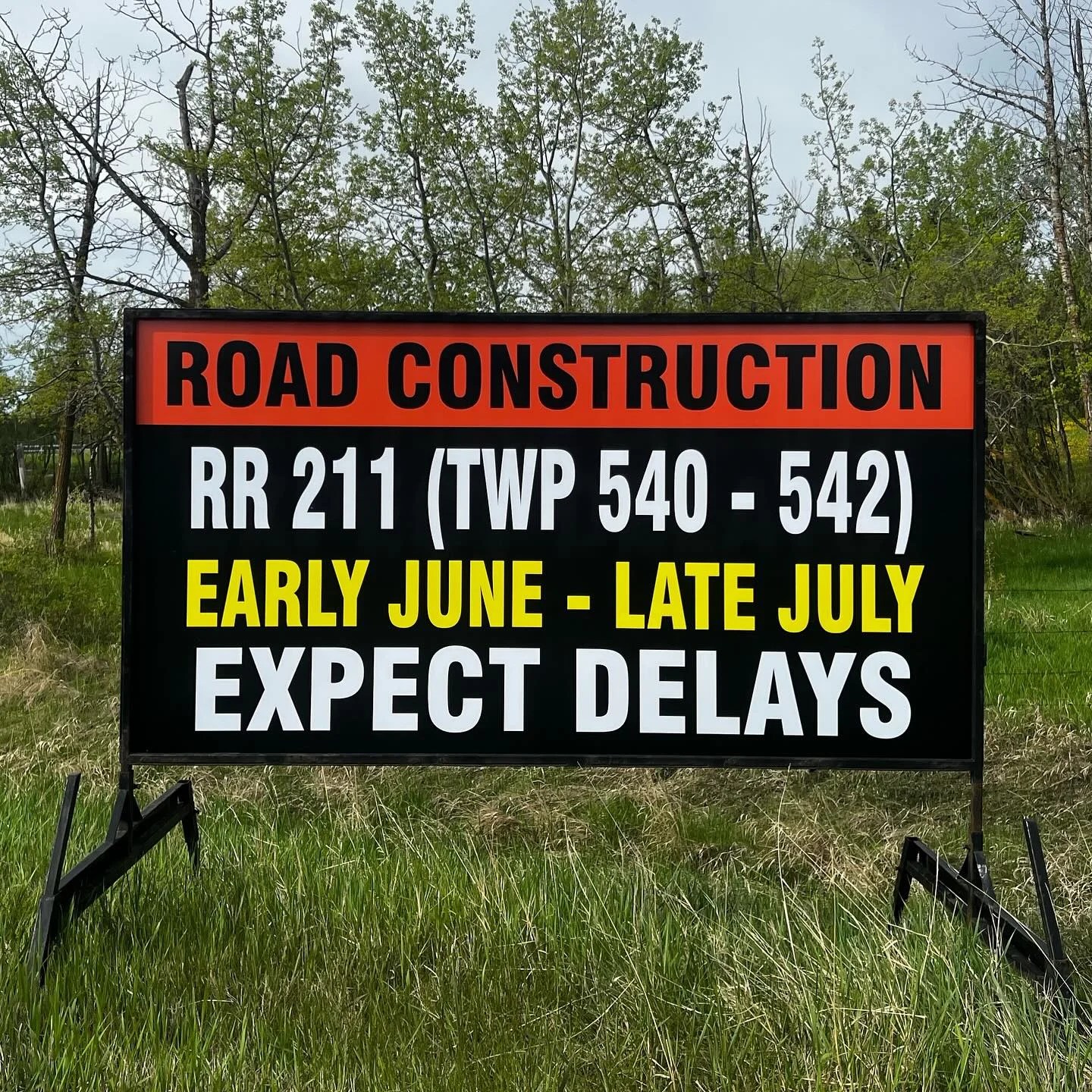 Calgary Road Side Portable Signs