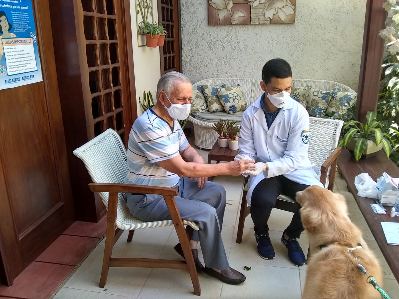 Read more about the article ADPEP viabiliza realização de testes de covid-19 na residência de associados e associadas