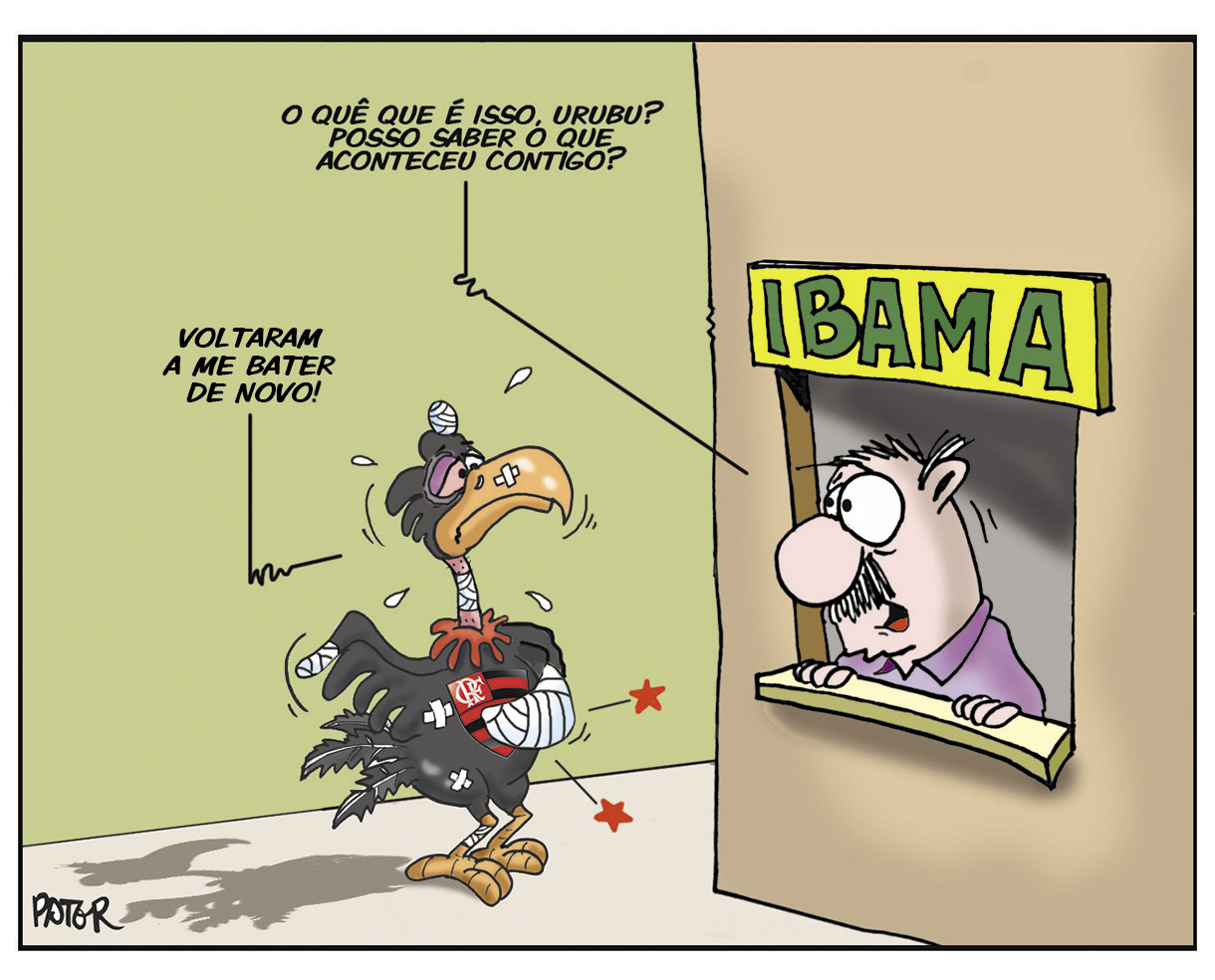 Charge do Pater Flamengo