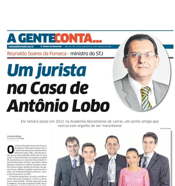 O MINISTRO REYNALDO SOARES DA FONSECA É O MAIS NOVO IMORTAL DA AML. Instituto Brasileiro de