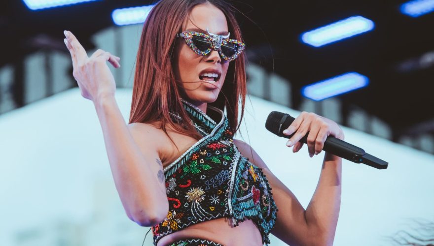 Anitta em show da turnê 'Ensaios da Anitta', no Memorial da América Latina (zona oeste de São Paulo) (Rafael Strabelli - 4.fev.2024/Divulgação)