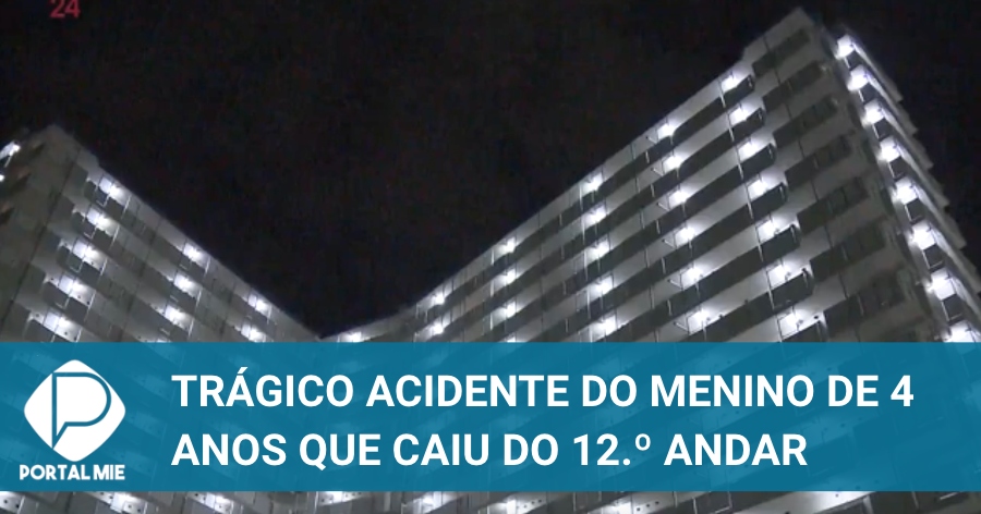 Menino de 4 anos morre ao cair do 12.º andar – Portal Mie
