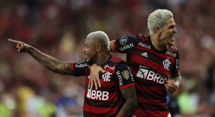 Com dois de Pedro com assistência de Marinho , Flamengo vence a primeira na Libertadores 2023