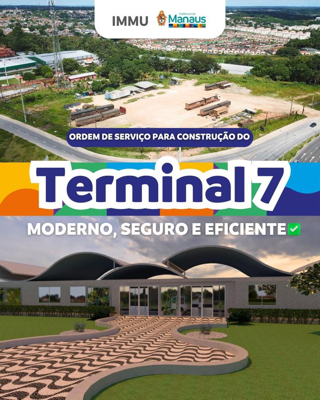 PREFEITURA AO VIVO  Prefeito David Almeida assina ordem de serviço para a construção do T7, na Zona Norte
