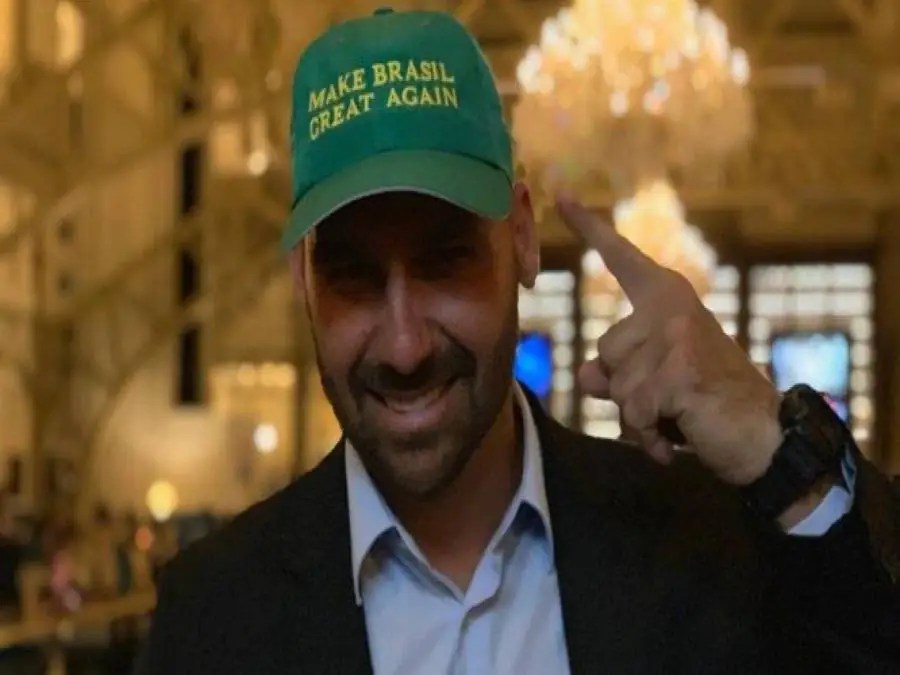 Michelle e Eduardo Bolsonaro ficam fora do Capitólio durante posse de Trump