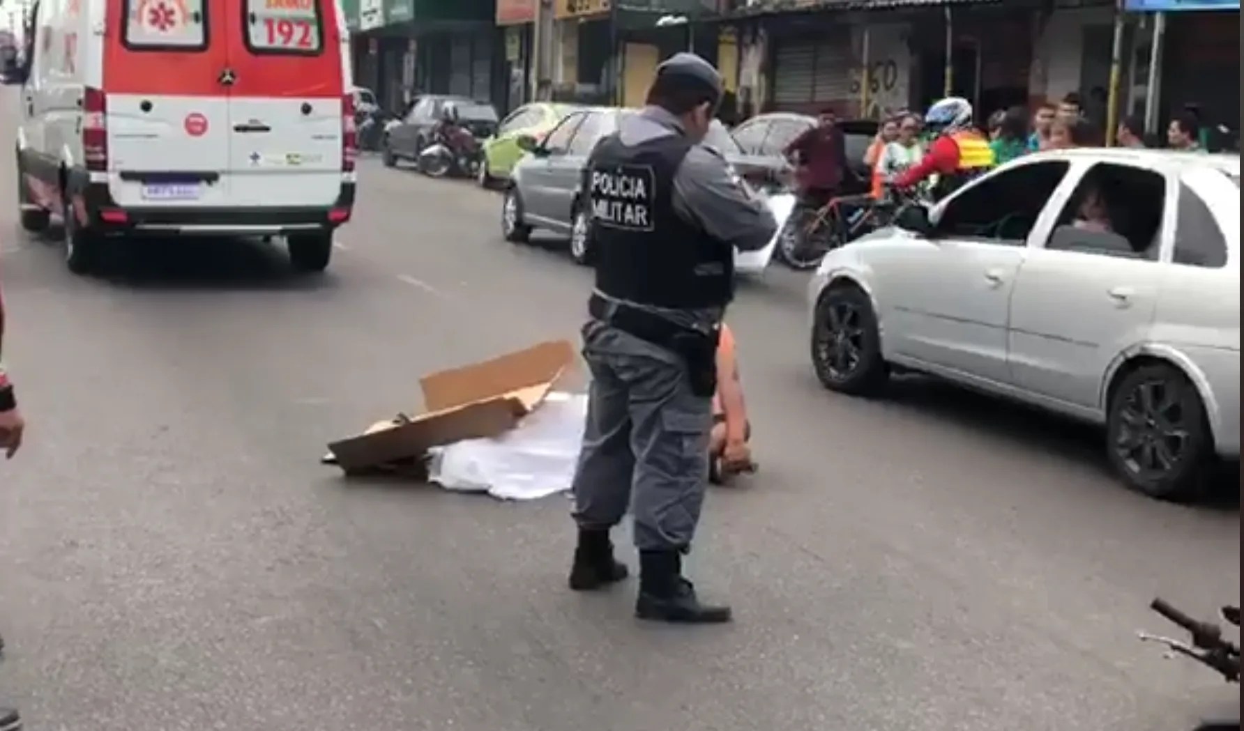IMPRUDÊNCIA:Acidente com vítima fatal na Av. Autaz Mirim, Zona Leste