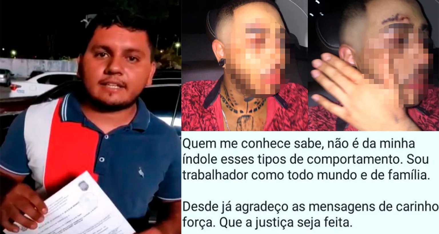 ‘Não fui eu’, diz motorista de app acusado de agressão e homofobia