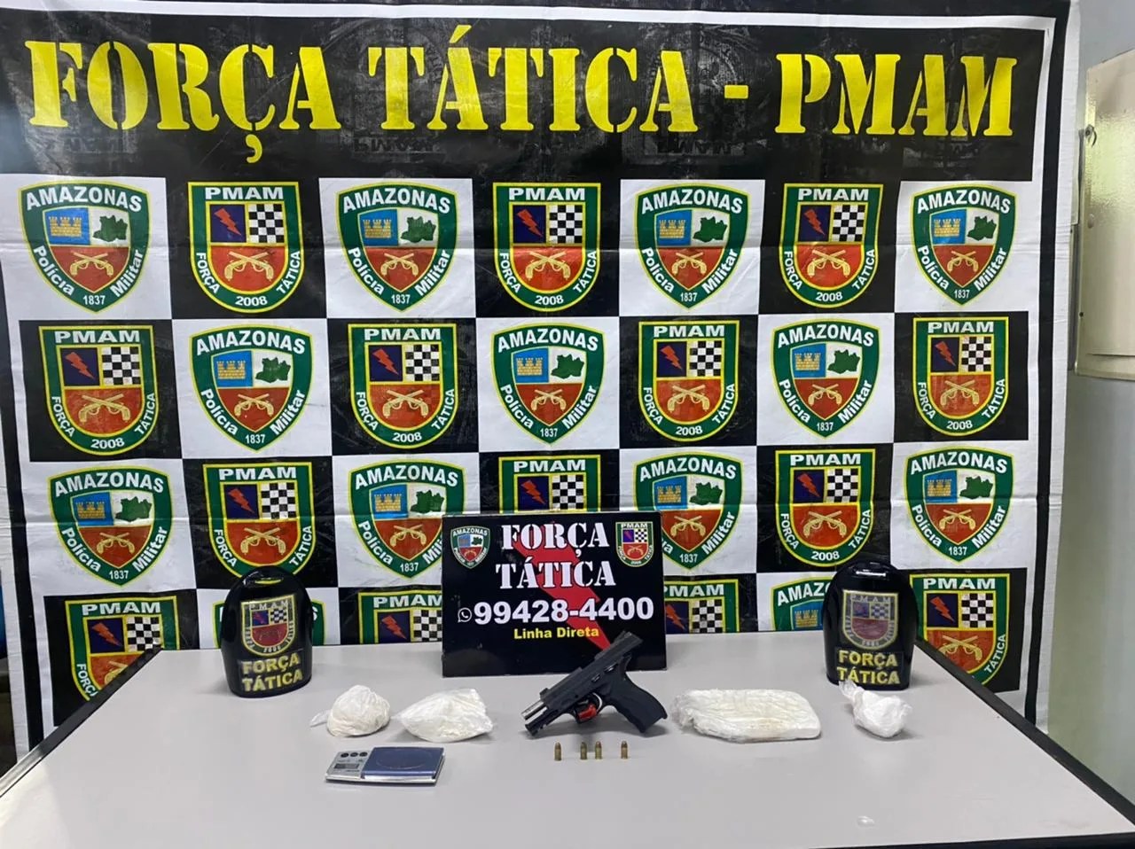 Homem é preso com 3 kg de cocaína na zona Norte de Manaus
