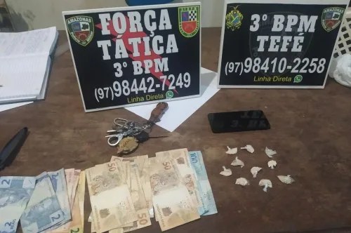 Policiais detêm homem por tráfico de drogas no interior do AM