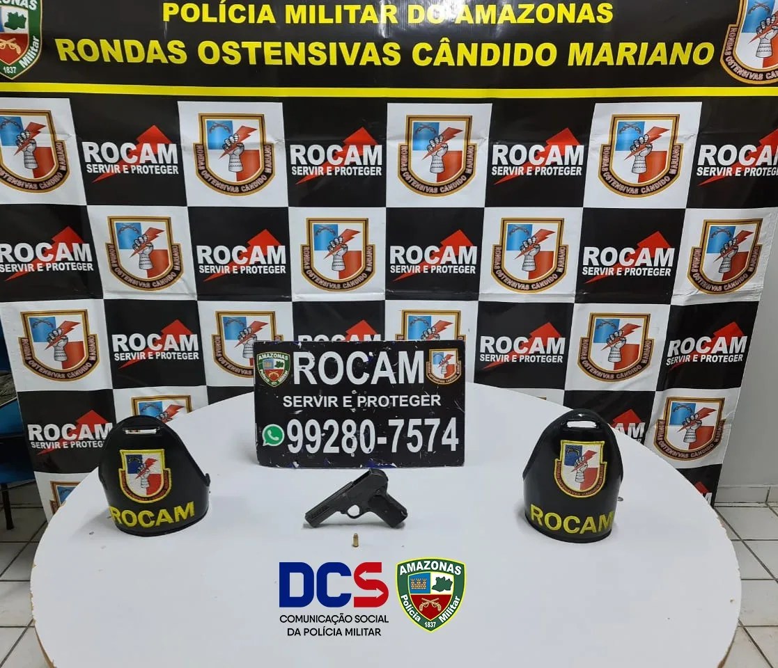 Polícia apreende adolescente por porte ilegal de arma de fogo no Jorge Teixeira
