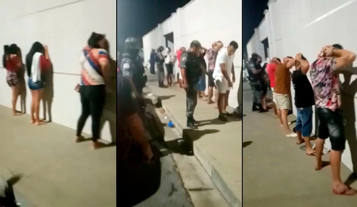 Festa clandestina é fechada e dez são presos em Manaus