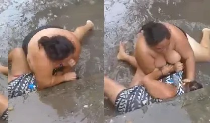 VÍDEO: durante briga mulher é afogada em ‘bodozal’ no Mauazinho