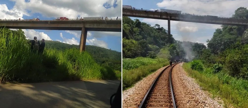 Caminhão cai de ponte um mês após acidente com ônibus que matou 19 pessoas