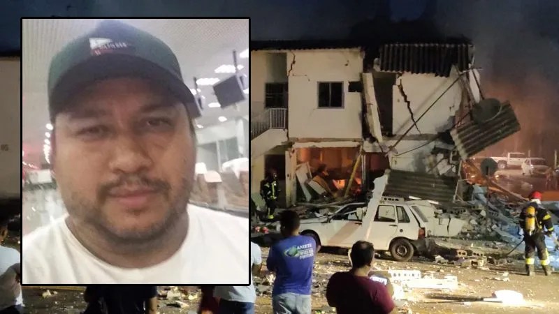 Vítima de explosão em condomínio morre em Manaus