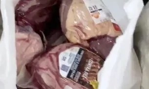 Homem é preso após furtar carne pra churrasco, em Manaus