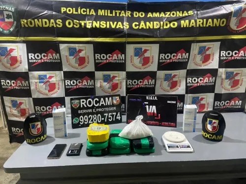 Polícia prende homem com sete quilos de drogas no interior do AM