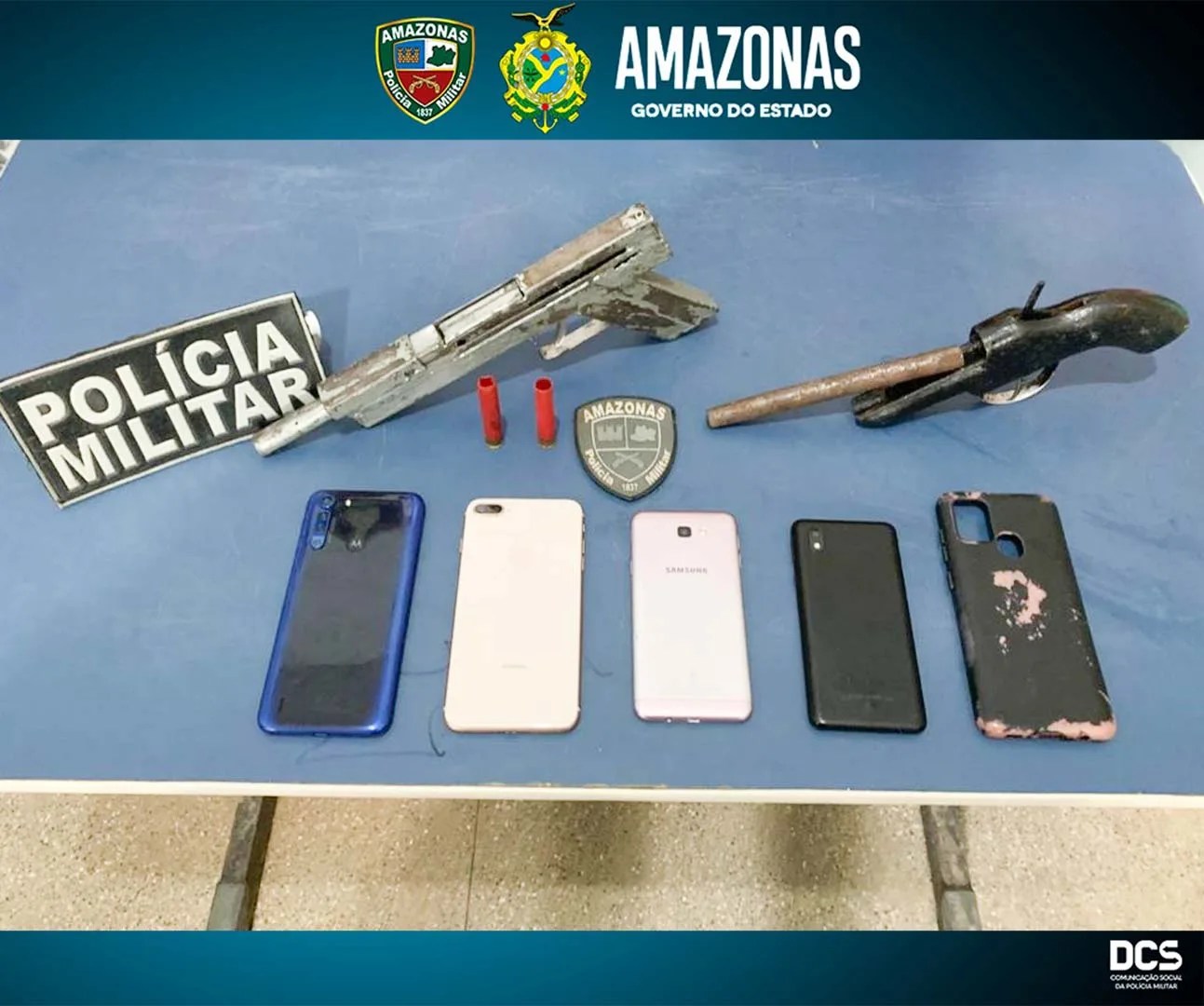 Polícia apreende quatro adolescentes envolvidos em assaltos à mão armada no AM