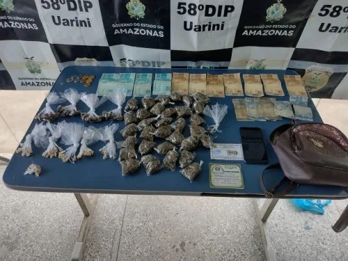 Polícia Civil do Amazonas prende homem em flagrante por tráfico de drogas