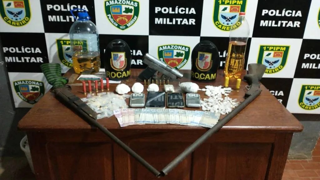 Polícia Militar prende traficantes que participaram de ataques no interior do AM